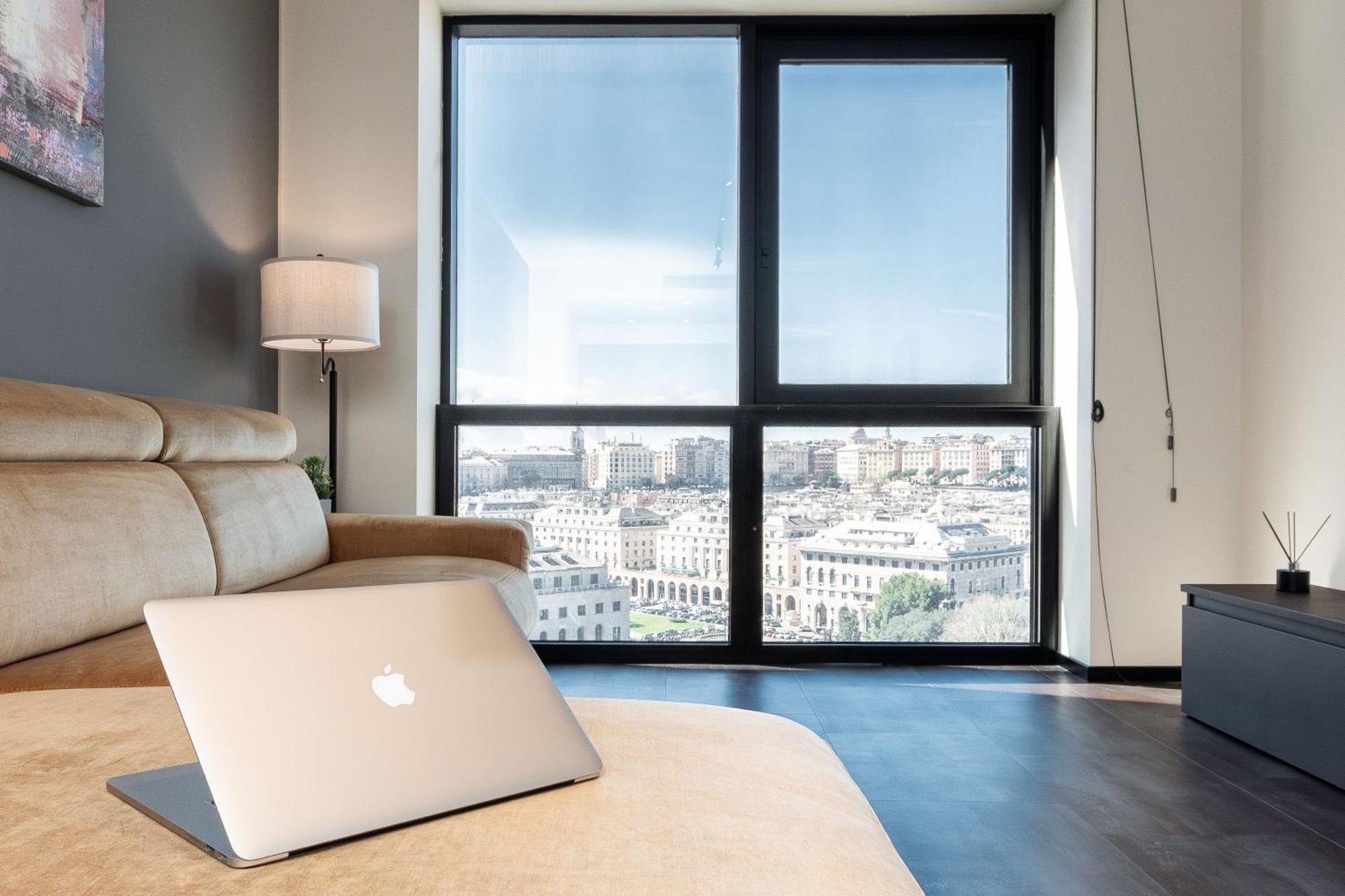 Free Parking In Luxury Suite With City View - Steps To Brignole Train Station Генуа Екстериор снимка