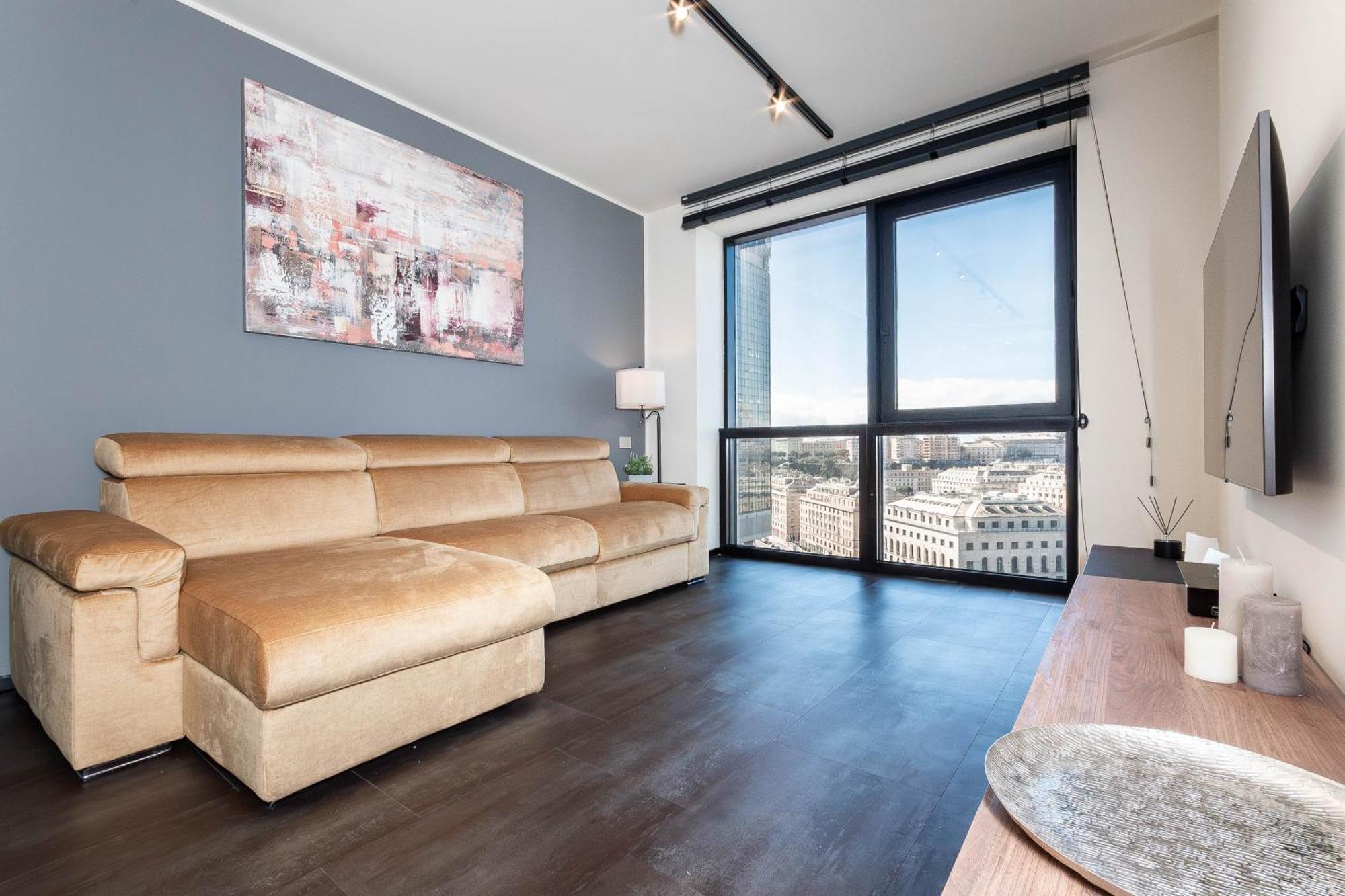 Free Parking In Luxury Suite With City View - Steps To Brignole Train Station Генуа Екстериор снимка