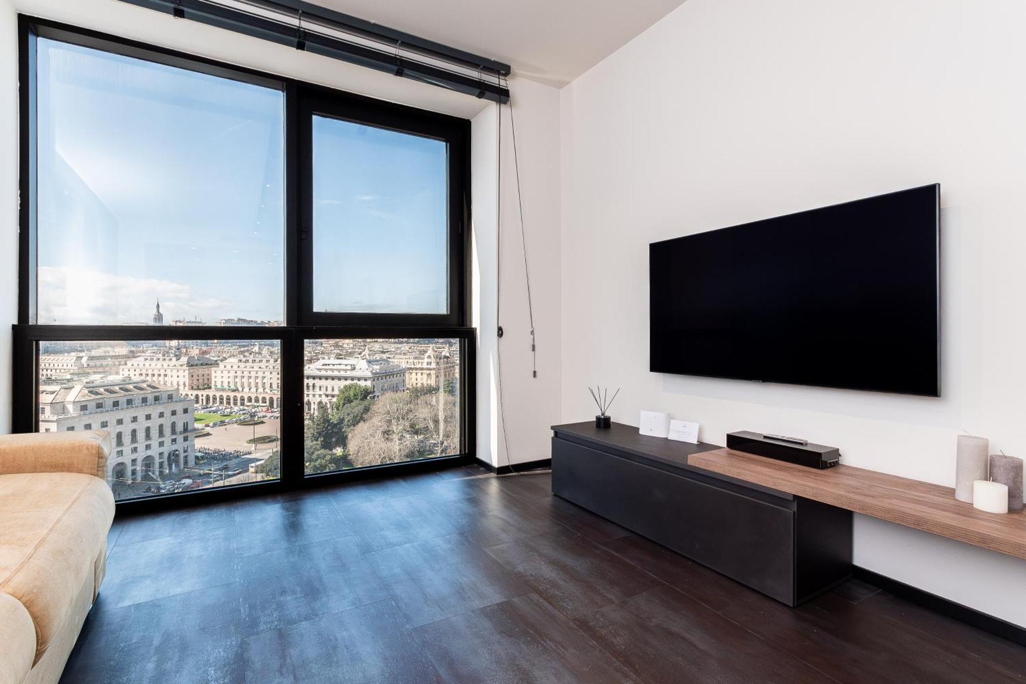 Free Parking In Luxury Suite With City View - Steps To Brignole Train Station Генуа Екстериор снимка
